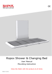 Ropox Shower & Changing Bed