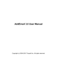 AddEmail 3.0 User Manual