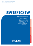 SW User Manual - Sensortronic Scales