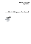 ME-16-USB System User Manual