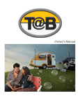 Owner`s Manual - T@B Teardrop Trailers