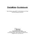 DataMate Guidebook - Vernier Software & Technology