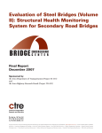 Evaluation of Steel Bridges - Institute for Transportation
