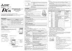 DISPLAY MODULE FX1N-5DM USER`S MANUAL