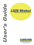 LSIZE Mobile User`s Guide - LSIZE Systems for Lumber Size Control