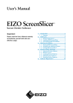 EIZO ScreenSlicer User`s Manual