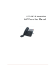 UTT-290 IP Innovative VoIP Phone User Manual