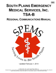 SPEMS Communications Manual - 2013