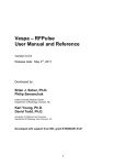 Vespa – RFPulse User Manual and Reference - VeSPA