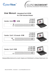 User Manual - Integrated Cat 6 KVM for LCD Console Drawer