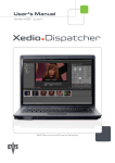 Xedio Dispatcher 4.00 User`s Manual