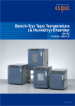 Bench-Top Type Temperature (& Humidity) Chamber
