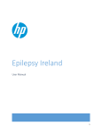 App User Manual - Epilepsy Ireland