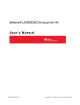 Stellaris LM3S9D96 Development Kit User`s Manual