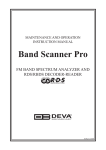 Band Scanner Pro User Manual - R