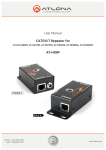 User Manual CAT5/6/7 Repeater for AT-HDRP