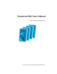 Temprecord MLV User`s Manual