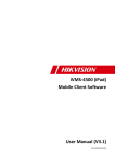 iVMS-4500 (iPad) Mobile Client Software User Manual