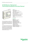 TC103 Electro-Mechanical Thermostat Installation and User Manual
