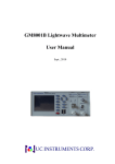User`s Manual for GM8001B V1.02