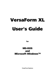 MD VersaForm User Manual - CompuMed Consulting Online!