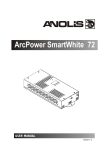 User manual Arc Power Smart White 72