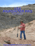 PinPointer Pro Manual