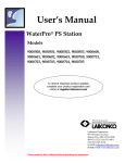 WaterPro® PS Station User`s Manual