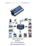 GSM RTU 8X8+4AD+1X232 User Manual