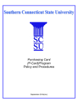 P-Card - Southern Connecticut State University