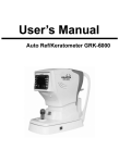 Auto Ref/Keratometer GRK-8000