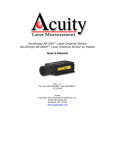 Laser Distacne Sensor Manual