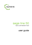Sage Euro Conversion Tool