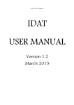 IDAT User Manual - Nuclear Energy Agency