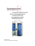 Gas Sorption System Operating Manual