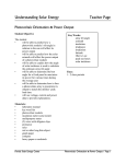 Photovoltaic Orientation & Power Output