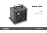 CG-15 guitar combo user manual