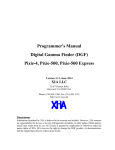 Pixie-4 Programmer`s Manual