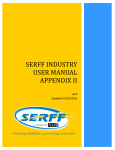 SERFF industry user Manual appendix ii