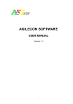 AgileCon Software Manual