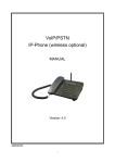 VoIP/PSTN IP-Phone (wireless optional)