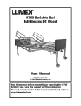 B700 Bariatric Bed Full-Electric DC Model User Manual