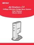 54Mbps Wireless Bridge Base Station User Manual