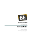 Blackboard 7.1 Release Notes