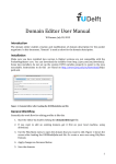 Domain Editor User Manual