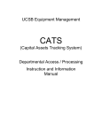 CATS User Manual