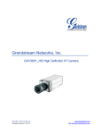 Grandstream GXV3601_HD User Manual