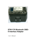STN1170 Bluetooth OBD-II Adapter Manual