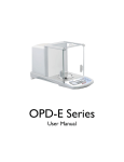 OPD-E Series - Optima Scale