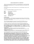 DFH NETWORK SERVICE AGREEMENT Thank